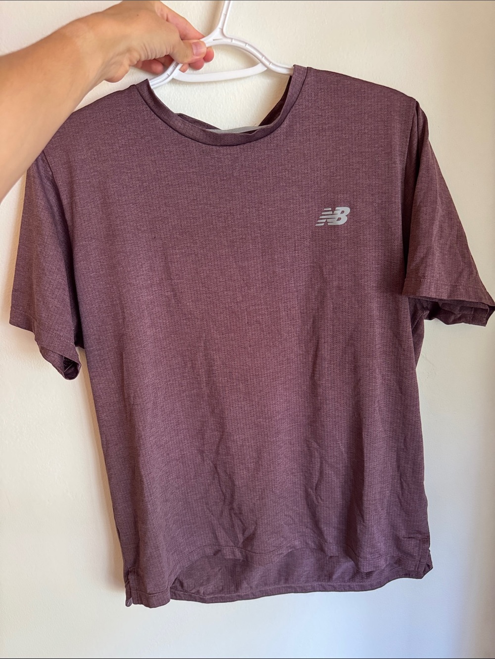 New Balance Men's Short-Sleeve Crew Tee - Plum